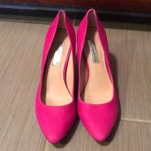 Hot Pink Pumps